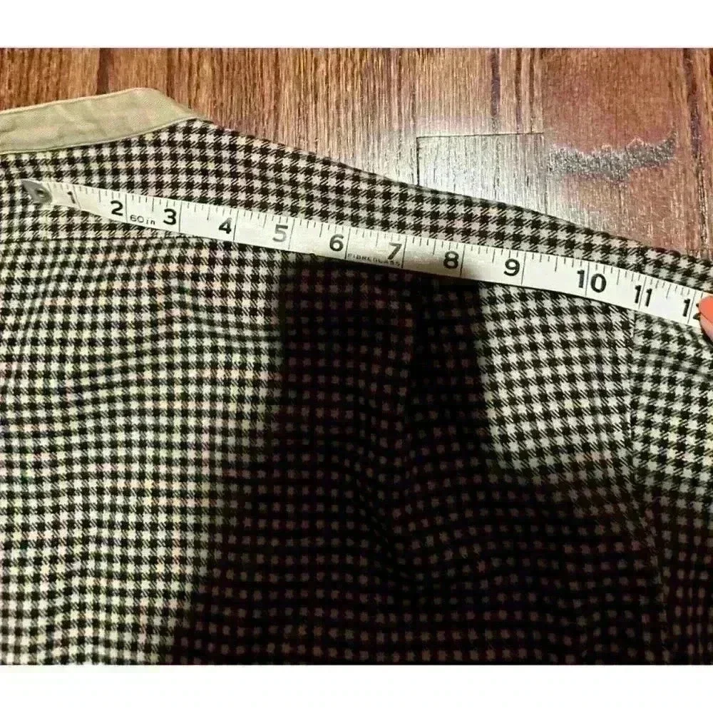 Vintage 1996 Polo Ralph Lauren Shirt Mens L Brown Houndstooth Cabincore